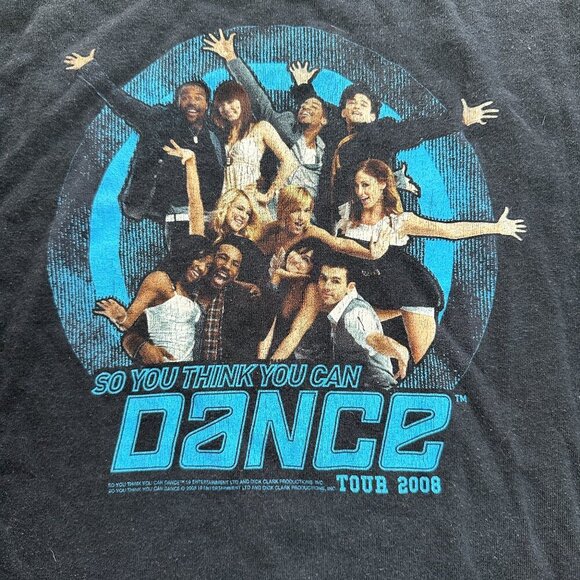 Collectible SO YOU THINK YOU CAN DANCE 2008 Tour T Shirt Size Small - Picture 3 of 6